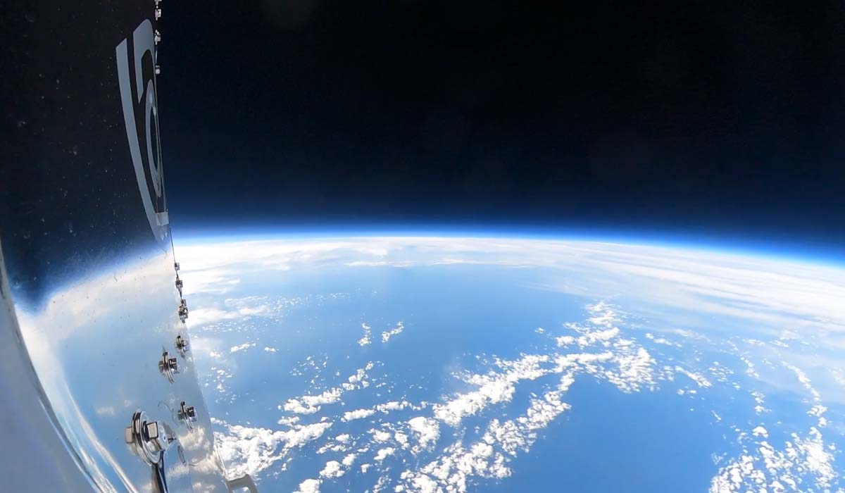 Вид с капсулы Neptune корабля компании Space Perspective
