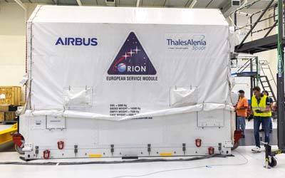 Европа доставила сервисный модуль Orion для миссии Artemis III