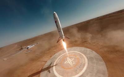 Deep Blue Aerospace провела первое 10-километровое прыжковое испытание