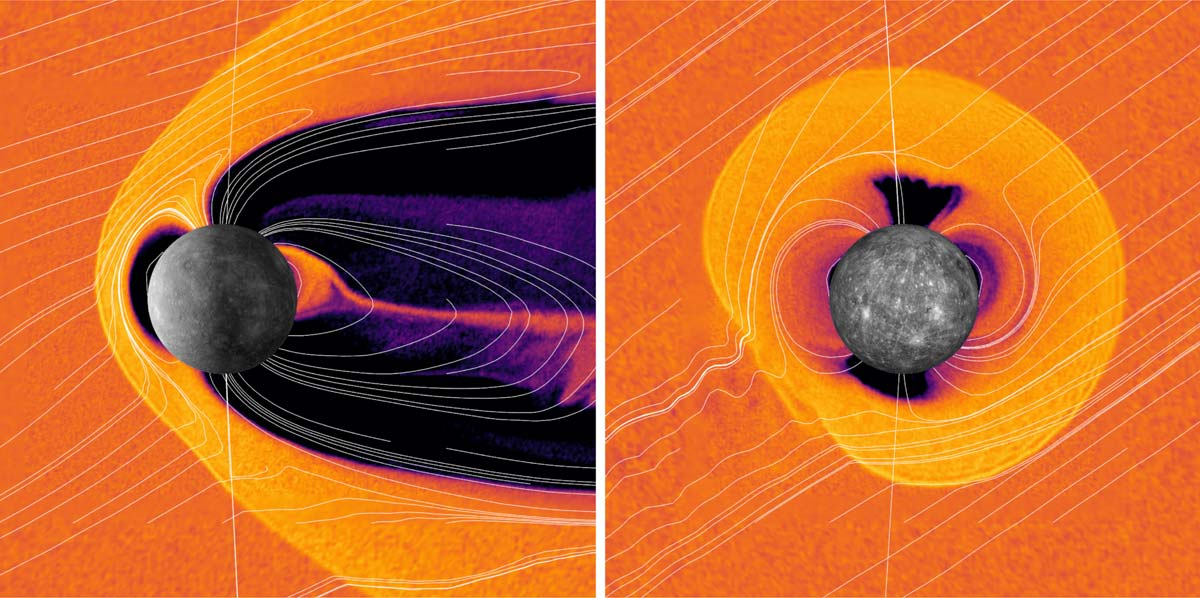 Simulation of Mercury’s magnetic environment