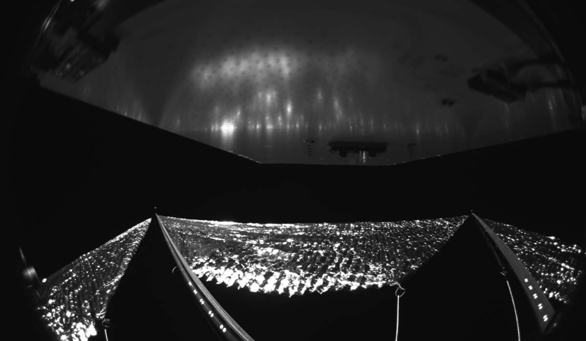 NASA оценивает развернутую усовершенствованную композитную систему солнечного паруса
