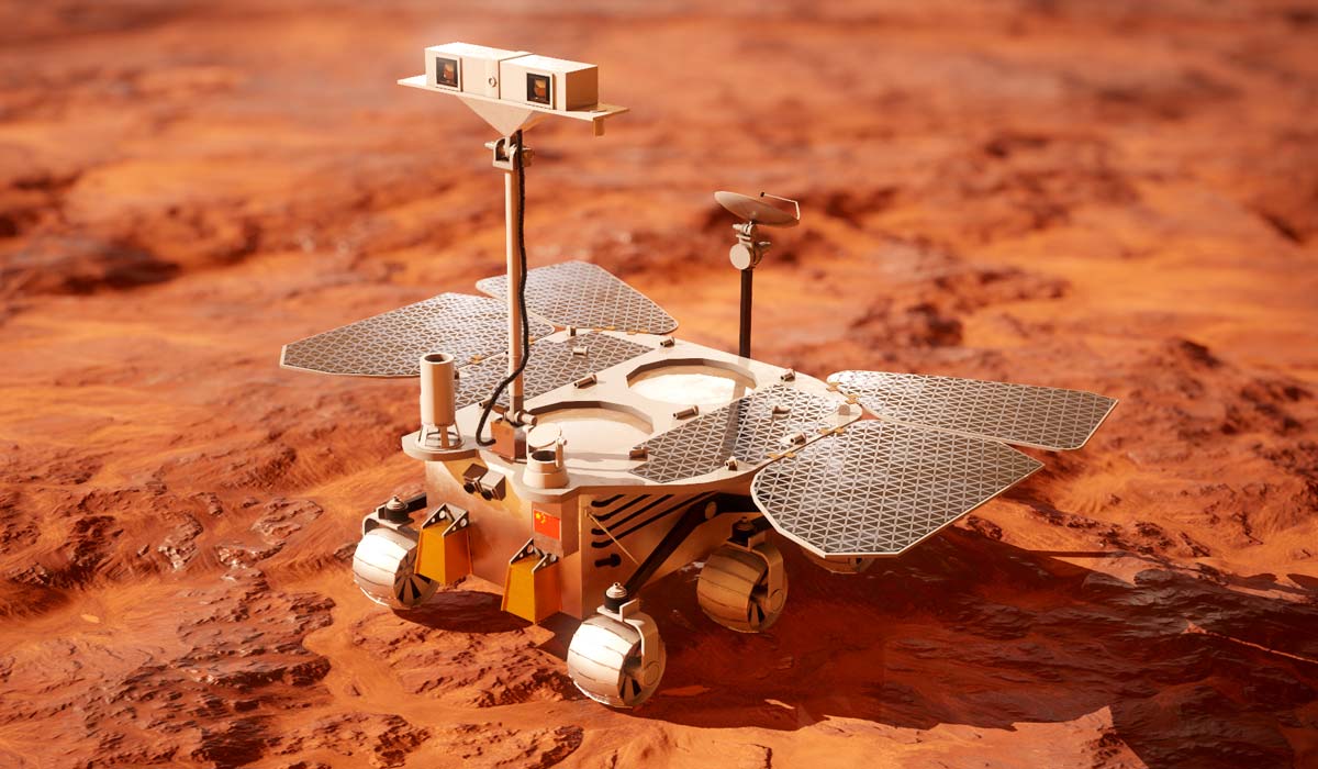 Китайский марсоход Zhurong обнаружил свидетельства существования древнего океана на красной планете