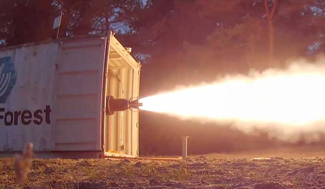 SpaceForest успішно провела випробування модернізованого гібридного ракетного двигуна SF-1000