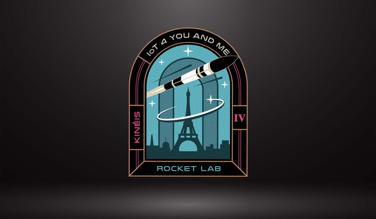 Rocket Lab Kineis IoT 4 you and me mission logo