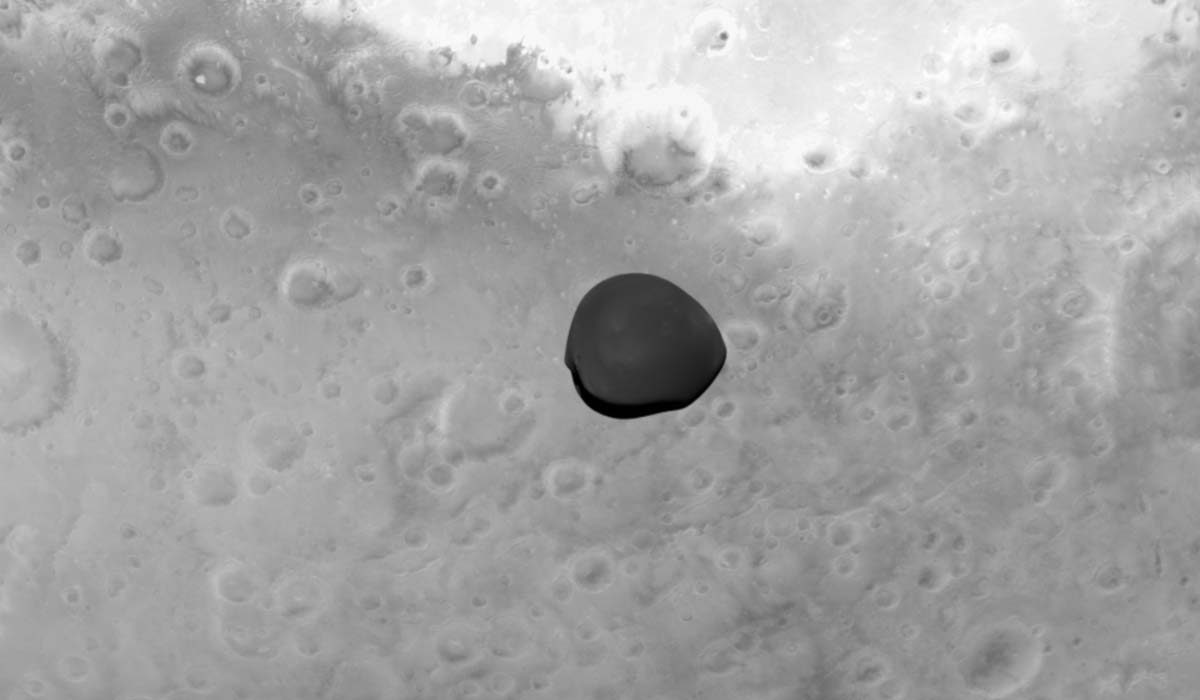 Космічний апарат Hera сфотографував супутник Марса Деймос під час прольоту