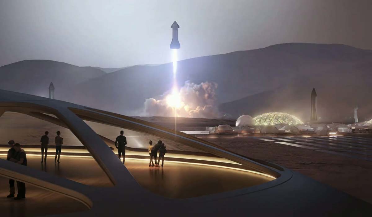 SpaceX Starship Марс