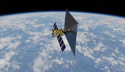 Европа профинансировала демонстрацию надувного тормозного паруса для спутников