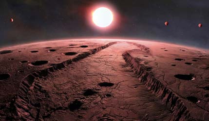 Обнаружены четыре крошечные экзопланеты у ближайшей звезды