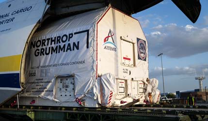 Следующий шаг миссии Artemis: модуль HALO для лунной станции Gateway прибыл в США