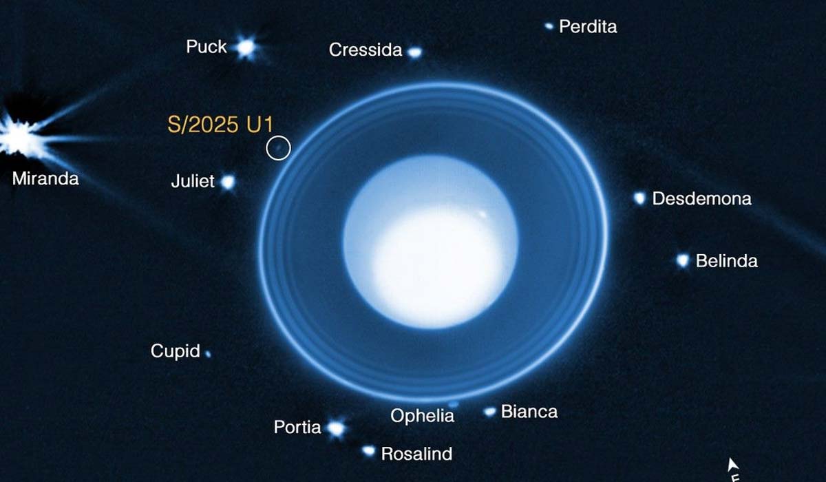 С помощью телескопа Webb обнаружена новая луна Урана