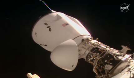 Космический корабль Dragon с миссией SpaceX Crew‑11 успешно состыковался с МКС