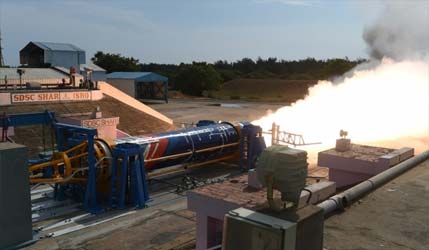 Индия успешно испытала твердотопливный двигатель KALAM 1200 для ракеты Vikram-1