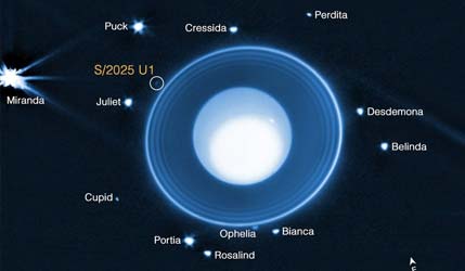 С помощью телескопа Webb обнаружена новая луна Урана