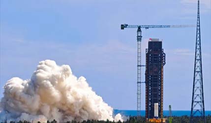 Китай провёл второй огневой стендовый тест первой ступени Long March-10