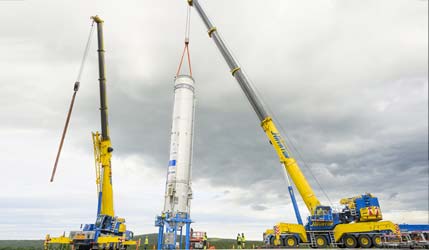 Themis установлен на стартовой площадке Esrange