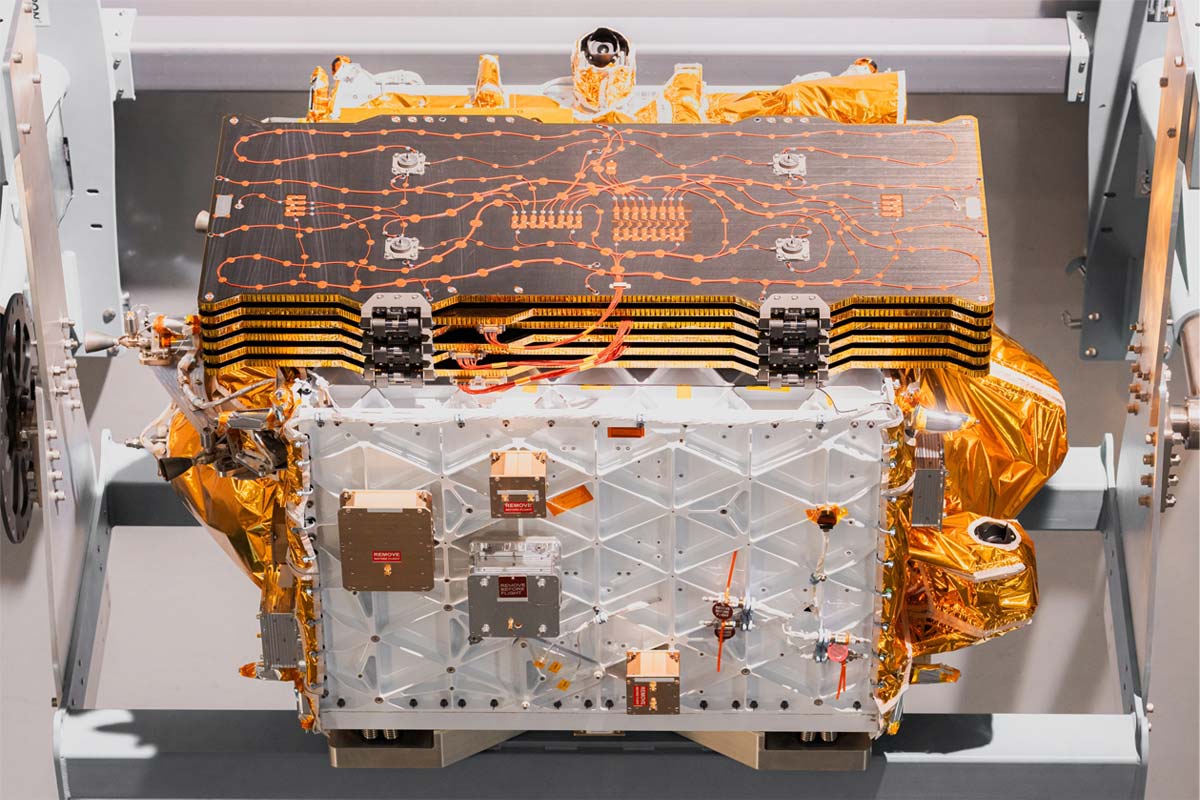 VAST satellite HAVEN-DEMO in clean room