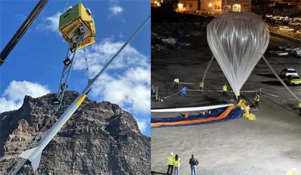 B2Space протестировала систему rockoon для вывода малых спутников на орбиту