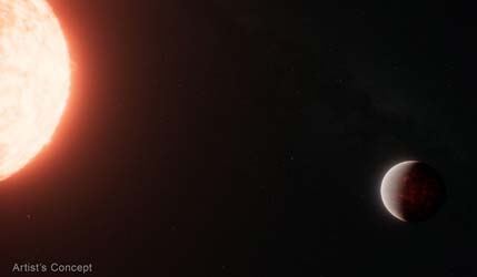 Webb обнаружил плотную атмосферу вокруг сверхгорячего «лавового мира» TOI-561 b