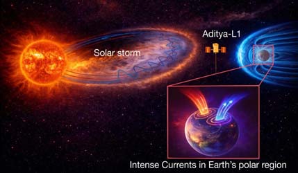 Aditya-L1 раскрыла влияние солнечной бури на Землю: результаты исследования ISRO