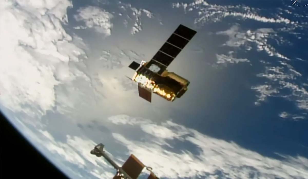 Грузовой корабль HTV-X1 покинул МКС после освобождения манипулятором Canadarm2