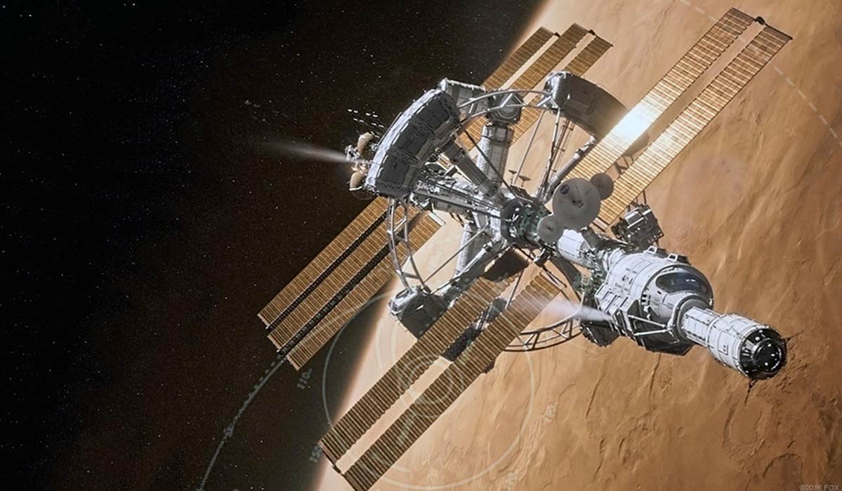 Создание искусственной гравитации на космическом корабле (концепт)