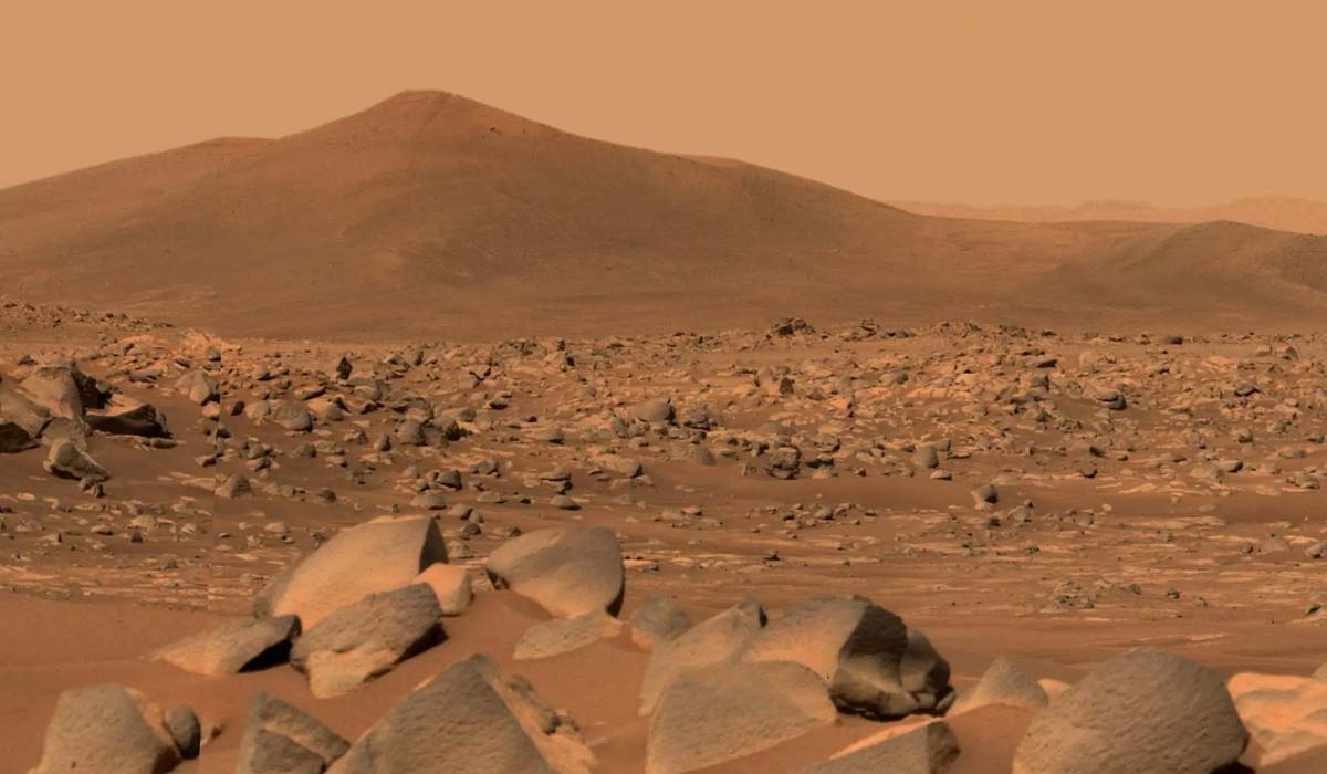 Фото пагорба «Санта-Крус», зроблене камерою Mastcam-Z марсохода NASA Perseverance