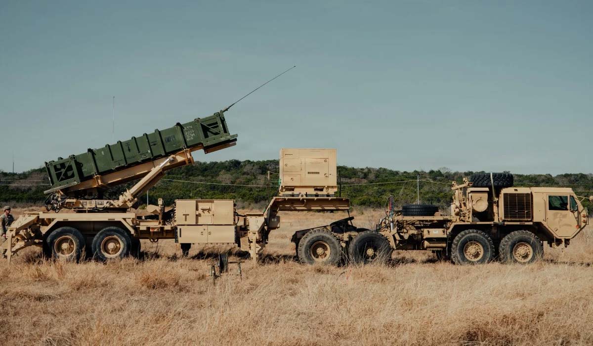Пускова установка системи протиповітряної оборони MIM-104 Patriot.