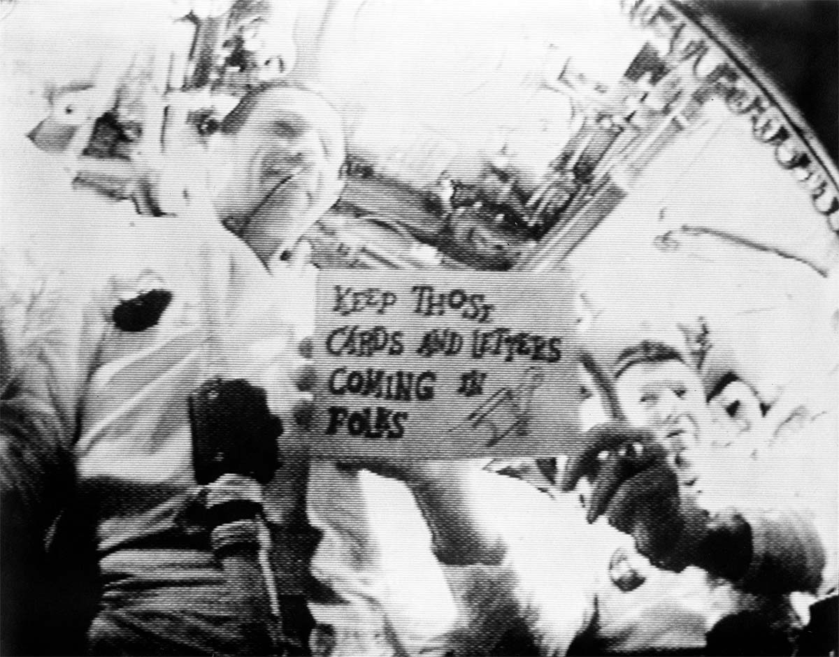 1968 рік — Apollo 7: перша пряма телевізійна трансляція американського екіпажу з космосу