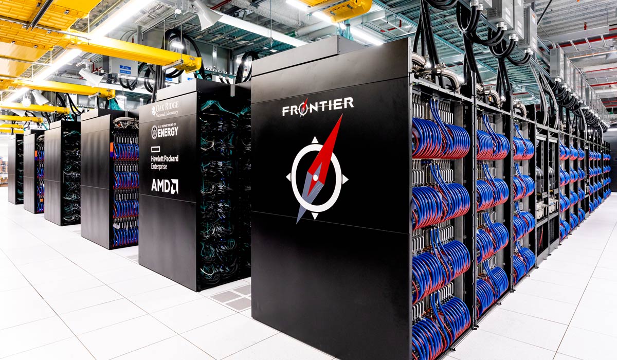 Суперкомп'ютер Frontier, використаний для моделювання раннього Всесвіту
