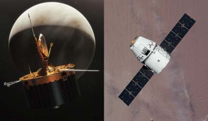 Зонд «Pioneer Venus» і перший космічний вантажний корабель SpaceX Dragon