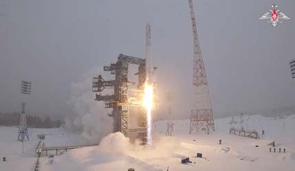 Легкая ракета-носитель Ангара-1.2 на старте