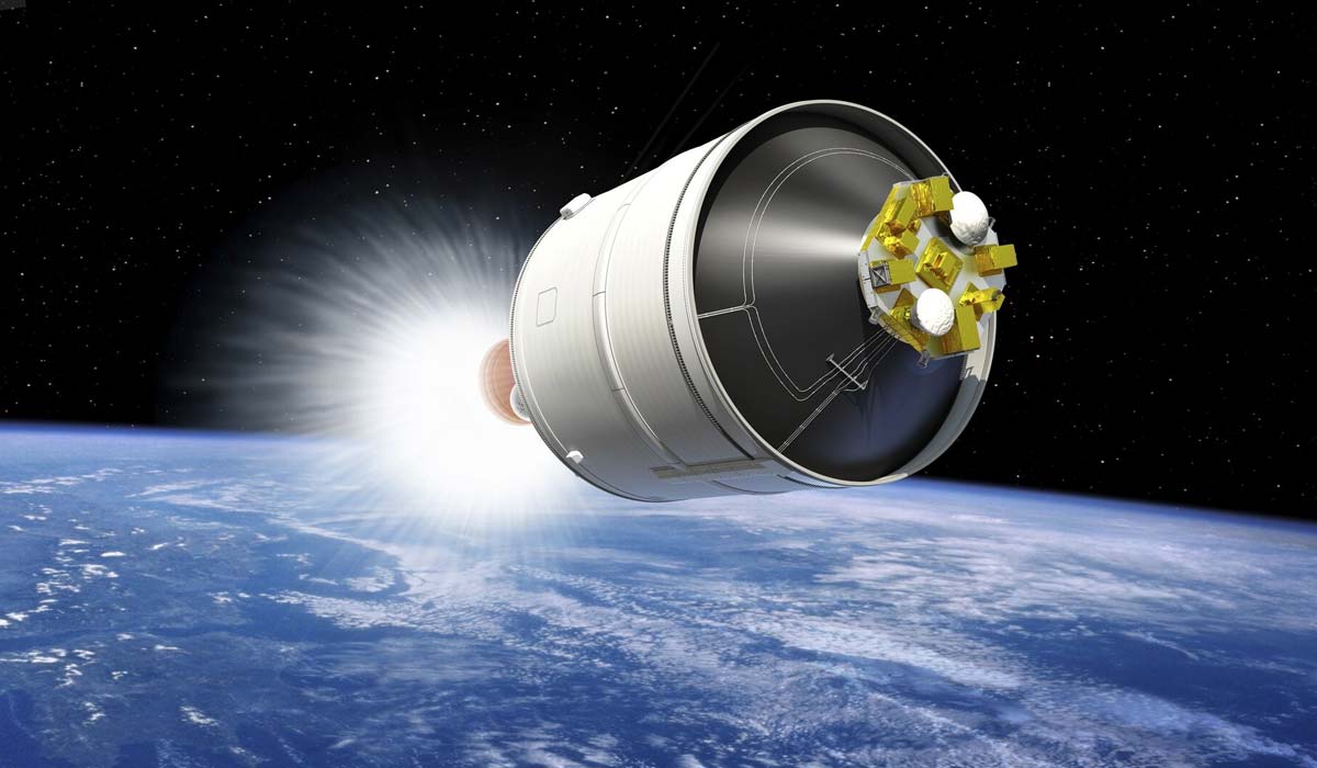 Вид на разгонный блок Ariane 6