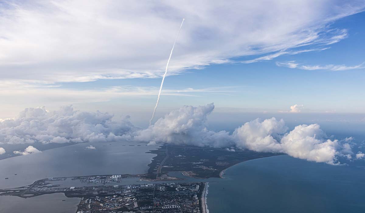 Взлет ракеты Atlas V 551 со спутниками Project Kuiper (KA-01)