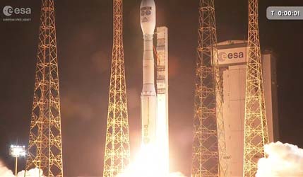 Ракета Vega-C злітає з супутниками Sentinel-3C та FLEX