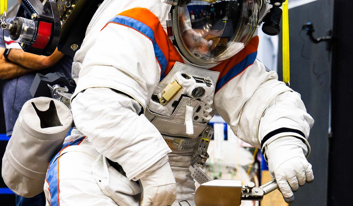 Axiom space EVA suit