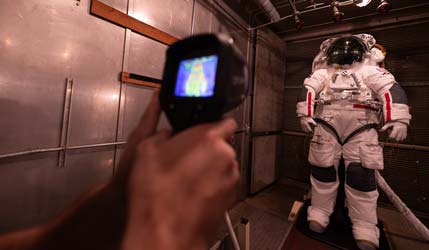 Axiom Space и KBR провели первое термовакуумное испытание нового лунного скафандра AxEMU