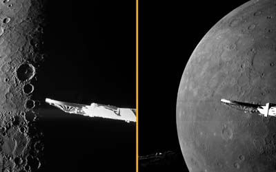 Три лучших изображения с шестого пролета BepiColombo мимо Меркурия