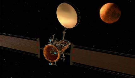 Blue Origin представила проект высокоскоростного ретранслятора для Марса