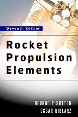 Обкладинка книги «Основи ракетного тягового приводу» (Rocket Propulsion Elements), 7-е видання