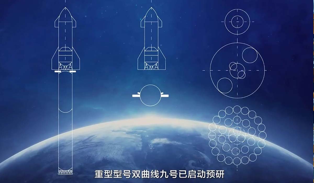 Китайская ракета SQX-9 (Hyperbola-9) концепт