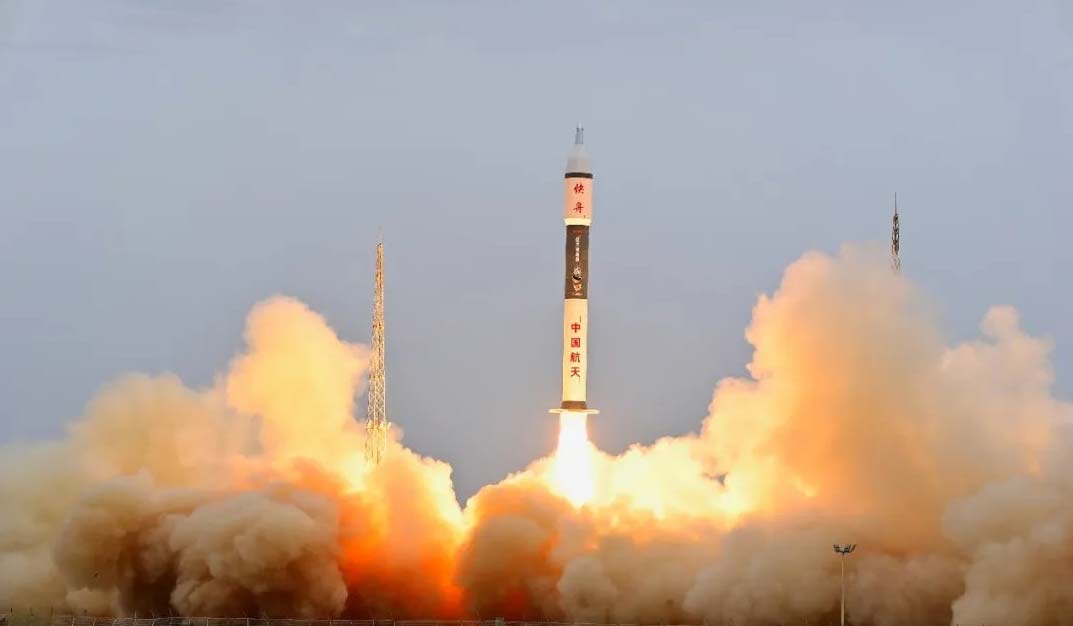запуск китайської ракети Kuaizhou-11 Y13