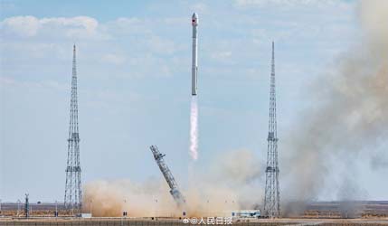 запуск ракети LandSpace Zhuque-2E 15 вересня із Центру запуску супутників Цзюцюань