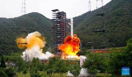 Запуск ракеты Long March 3B/E 16 июня 2026 года со спутником Shijian-31