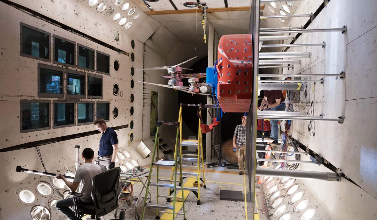 подготовка к первым аэромеханическим испытаниям полноразмерных роторов Dragonfly