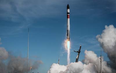 Запуск ракеты-носителя Rocket Lab Electron со спутником ACS3