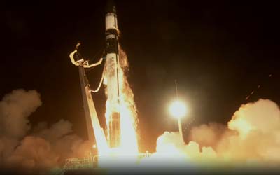 Rocket Lab запустила ракету Electron с космическим аппаратом StriX-5