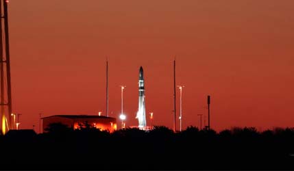 Запуск ракеты Rocket Lab Electron