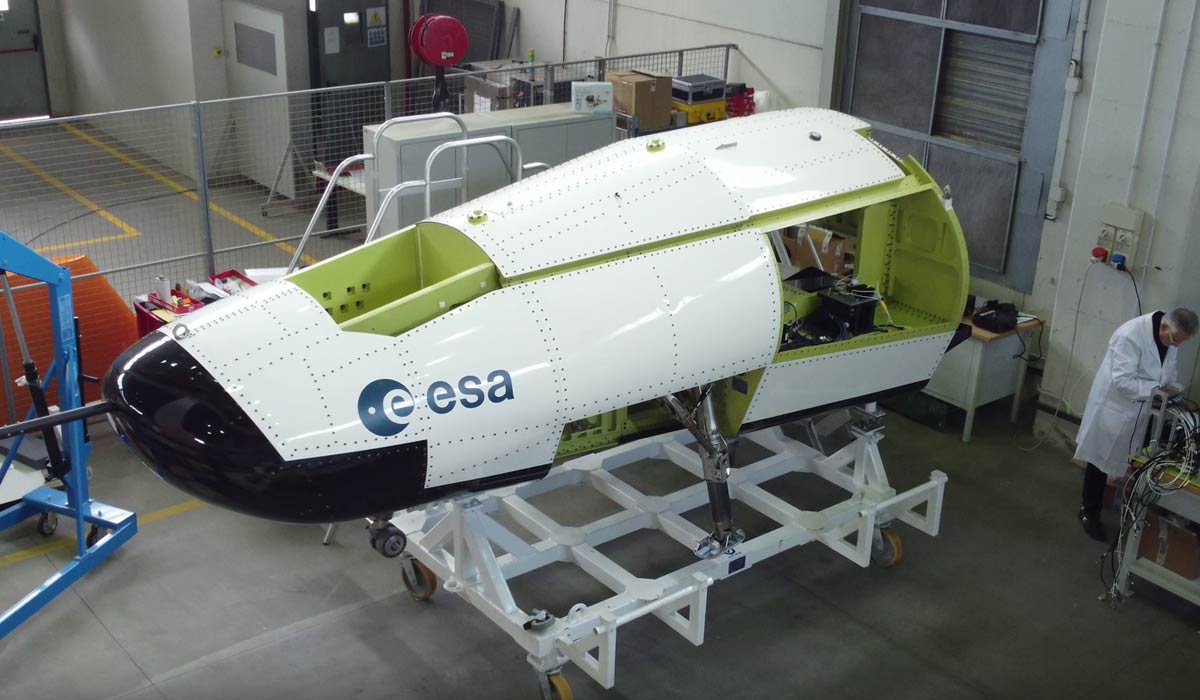 повнорозмірна випробувальна модель космічного апарата ESA Space Rider