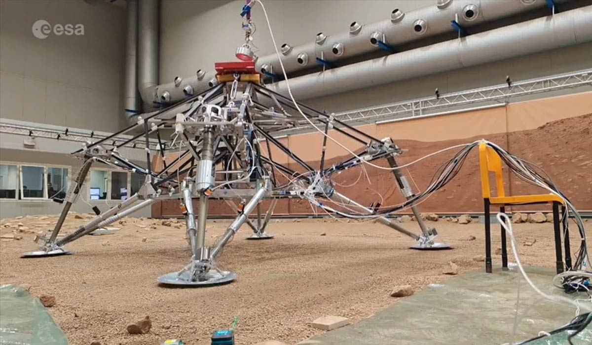 ExoMars 2028: Как тестируют посадочные опоры для марсохода Rosalind Franklin