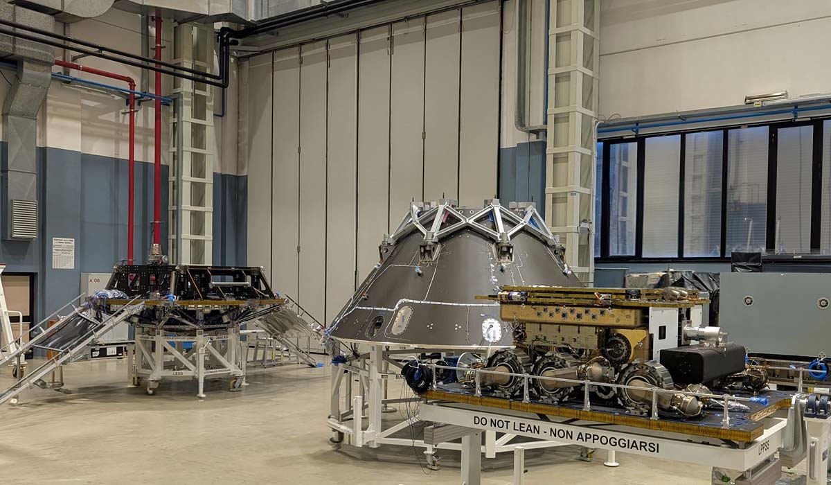ExoMars 2028: структурные модели марсохода Rosalind Franklin готовят к испытаниям